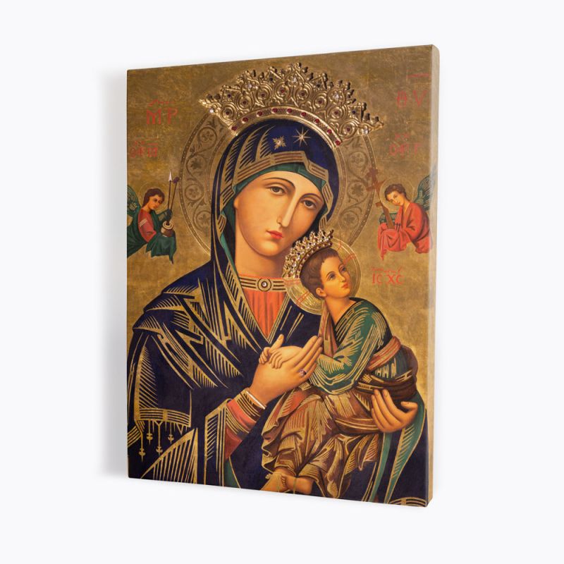 Obraz Matka Boża Nieustającej Pomocy - płótno canvas (28) - Obraz Matka Boża Nieustającej Pomocy - płótno canvas (28)