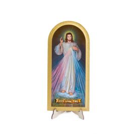 Obraz półokrągły Jezu Ufam Tobie - Obrazek religijny płyta HDF