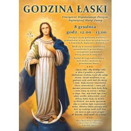 Plakat - Godzina łaski (2) - Plakaty religijne edukacyjne, sentencje