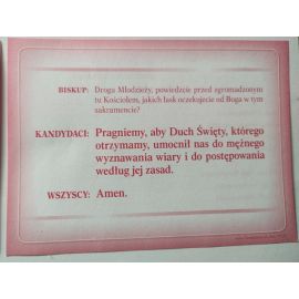 Zaświadczenie – sakrament bierzmowania -50 szt./opakowanie - zdjęcie 2 - Zaświadczenie – sakrament bierzmowania -50 szt./opakowanie