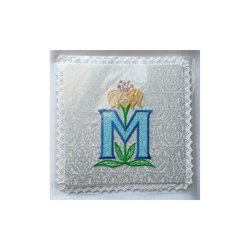Palka haftowana wzór maryjny M (4) - Palka haftowana wzór maryjny M (4)