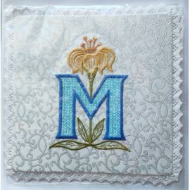 Palka haftowana wzór maryjny M (4) - zdjęcie 2 - Palka haftowana wzór maryjny M (4)