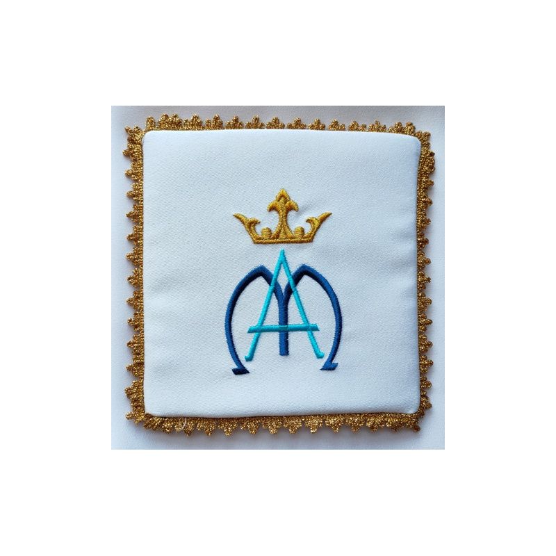 Palka haftowana wzór maryjny M (8) - Palka haftowana wzór maryjny M (8)