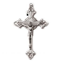 Krzyżyk metalowy -  Pan Jezus na krzyżu - Krzyżyki metalowe włoskie