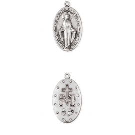 Medalik metalowy Matka Boża Niepokalana 2,5 cm - Medaliki włoskie metalowe