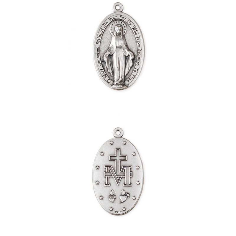 Medalik metalowy Matka Boża Niepokalana 2,5 cm - Medalik metalowy Matka Boża Niepokalana 2,5 cm