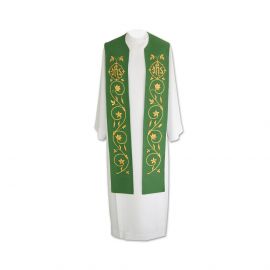 Stuła kapłańska eucharystyczna IHS - 4 kolory do wyboru - zdjęcie 7 - Stuła kapłańska eucharystyczna IHS - 3 kolory