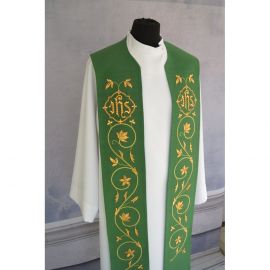 Stuła kapłańska eucharystyczna IHS - 4 kolory do wyboru - zdjęcie 8 - Stuła kapłańska eucharystyczna IHS - 3 kolory
