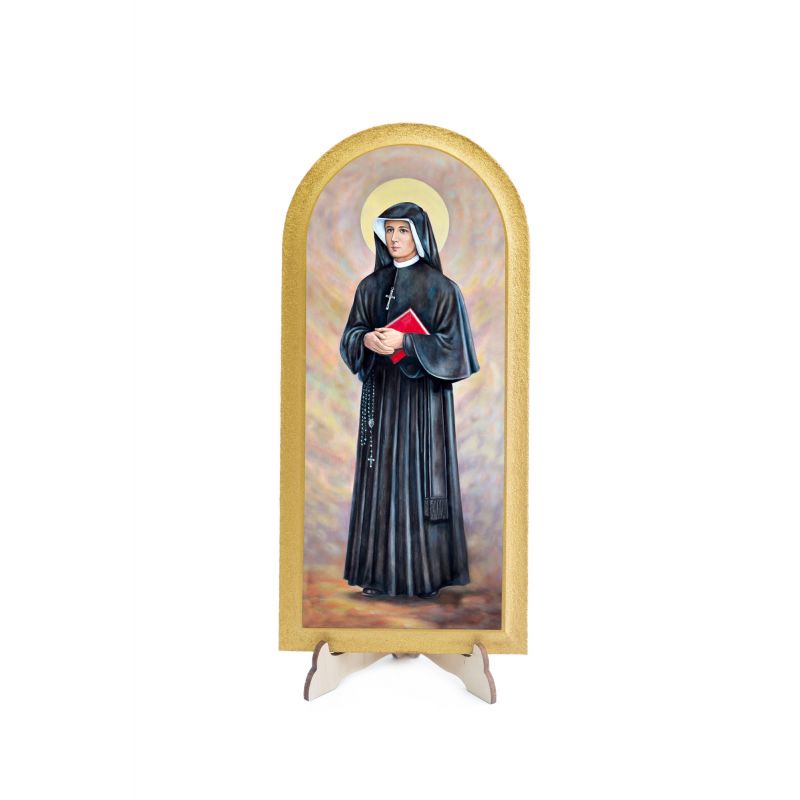 Święta Faustyna - Ołtarz ze szczyrku - Obraz półokrągły - Święta Faustyna - Ołtarz ze szczyrku - Obraz półokrągły