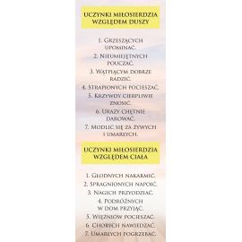 Baner - Uczynki Miłosierdzia względem Duszy i Ciała