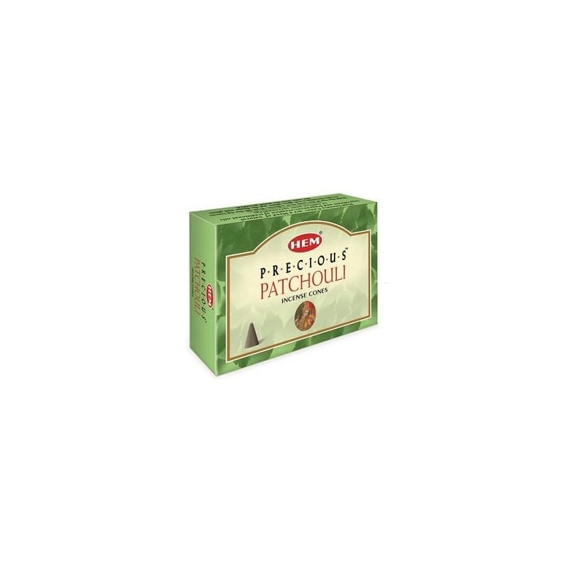 Kadzidło stożkowe Patchouli - 10 stożków - Kadzidło stożkowe Patchouli - 10 stożków