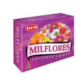 Kadzidło stożkowe Milflores - 10 stożków - KADZIDŁA, WĘGIELKI
