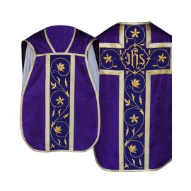 Ornat rzymski IHS - kolory liturgiczne, żakard (34) - zdjęcie 6 - Ornat rzymski IHS - kolory liturgiczne, żakard (34)