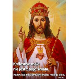 Plakat - Chrystus Król (1) - Plakaty Matka Boża, Jezus Chrystus