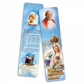 Zakładka do książki - Różaniec - Matka Boża Fatimska