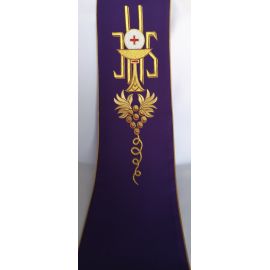 Szarfa, sygnatura, uchwyt do dzwonka fiolet - zdjęcie 4 - Szarfa, sygnatura, uchwyt do dzwonka fiolet