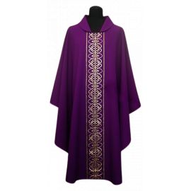 Ornat strecz, pas tkany, kolory liturgiczne (69) - zdjęcie 3 - Ornat strecz, pas haftowany, kolory liturgiczne (69)