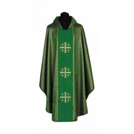 Ornat zielony + złoty ornament (52A)