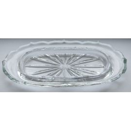 Taca kryształowa pod ampułki  21 x 9,5 cm