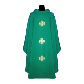 Ornat z lnu - kolory liturgiczne krzyż - Ornaty lniane