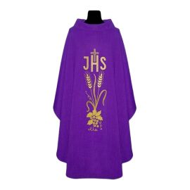 Ornat z lnu - kolory liturgiczne IHS - Ornaty lniane