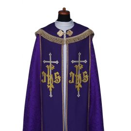 Kapa liturgiczna haftowana (5) - zdjęcie 2 - Kapa liturgiczna haftowana (5)