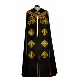 Kapa haftowana - IHS (kolory liturgiczne) - KAPY LITURGICZNE