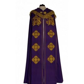 Kapa haftowana - IHS (kolory liturgiczne) - zdjęcie 2 - Kapa haftowana - IHS (kolory liturgiczne)