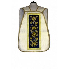 Ornat rzymski haftowany Matka Boża Fatimska - zdjęcie 2 - Ornat rzymski haftowany Matka Boża Fatimska
