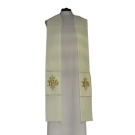 Kapa haftowana ecru - ornament (4) - zdjęcie 2 - Kapa haftowana ecru - ornament (4)