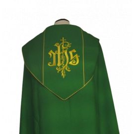 Kapa haftowana zielona - ornament (4) - zdjęcie 2 - Kapa haftowana zielona - ornament (4)