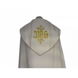 Kapa haftowana biała - ornament (4) - zdjęcie 2 - Kapa haftowana biała - ornament (4)