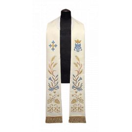 Stuła haftowana symbol Maryjny (33) - EUCHARYSTYCZNE