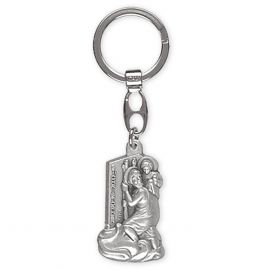Brelok metalowy św. Krzysztof 4,5x3 cm - zdjęcie 2 - Brelok metalowy św. Krzysztof 4,5x3 cm