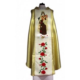 Ornat haftowany - Święta Teresa