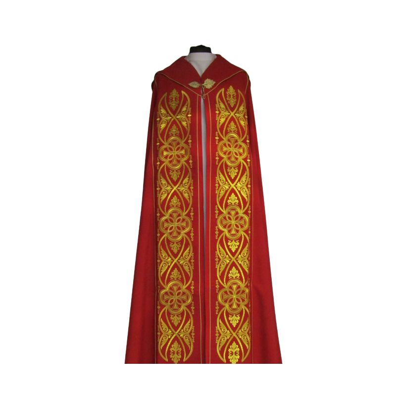 Kapa haftowana IHS - kolory liturgiczne (50) - Kapa haftowana IHS - kolory liturgiczne (50)