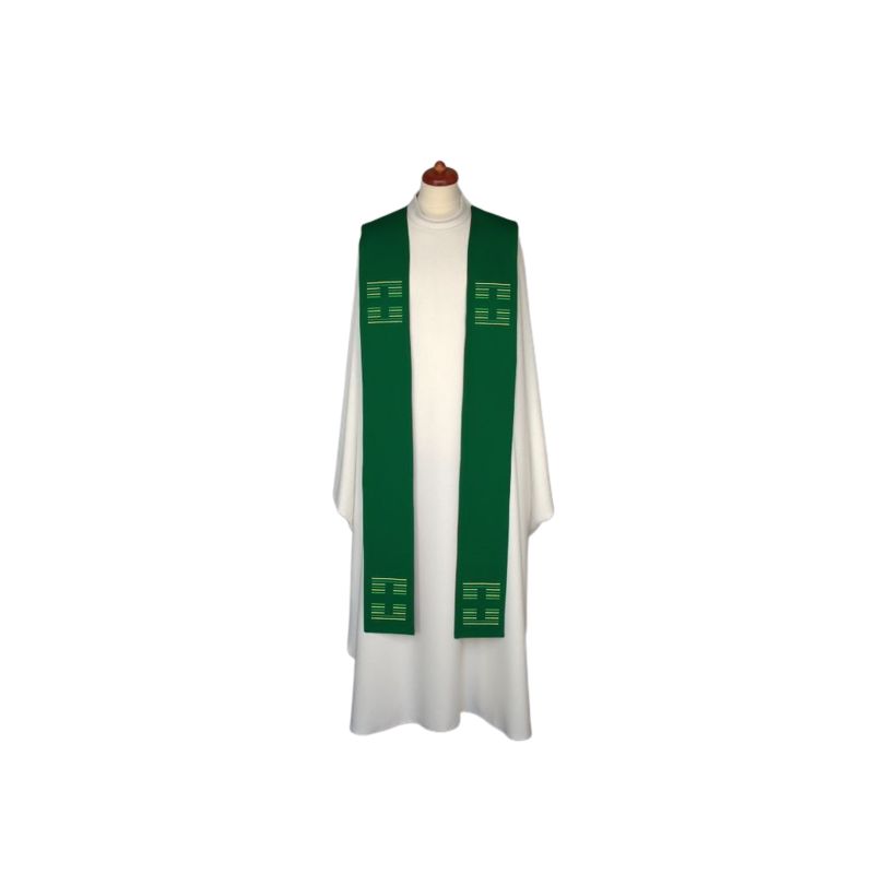 Stuła haftowana - kolory liturgiczne, Krzyże haft (13) - Stuła haftowana - kolory liturgiczne, Krzyże haft (13)