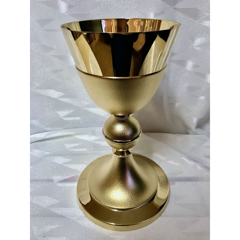 Kielich mszalny matowy, nodus w kształcie kuli - 20 cm (2D) - Kielich mszalny matowy, nodus w kształcie kuli - 20 cm (2D)