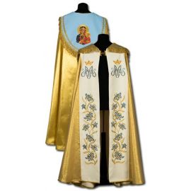 Kapa złota Maryjna - ręcznie haftowana - KAPY LITURGICZNE