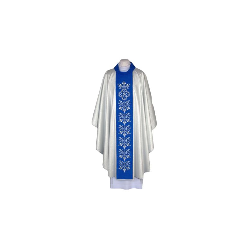 Ornat haftowany wzór maryjny  (83) - Ornat haftowany wzór maryjny (83)