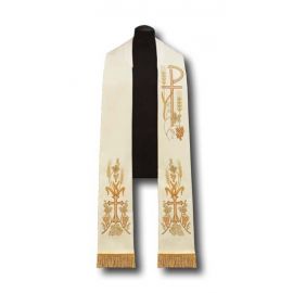 Stuła kapłańska - haftowana (196) - EUCHARYSTYCZNE