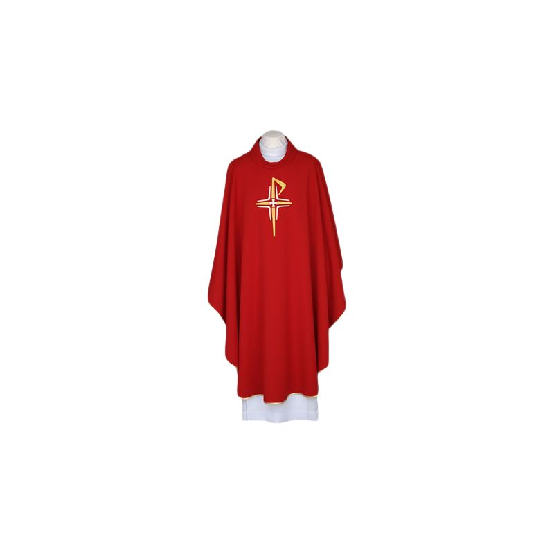 Ornat czerwony, pas haftowany - Krzyże (106) - Ornat czerwony, pas haftowany - Krzyże (106)