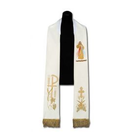 Stuła kapłańska Jezus Miłosierny  (209) - Z POSTACIAMI