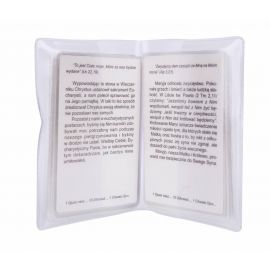 Tajemnice różańcowe laminowane w okładce - zdjęcie 3 - Tajemnice różańcowe laminowane w okładce