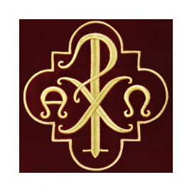 Kapa semi gotycka haftowana - kolor złoty (93) - zdjęcie 2 - Kapa semi gotycka haftowana - kolor złoty (93)
