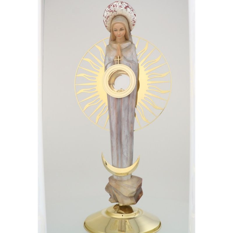 Monstrancja złocona Matka Boża - 83 cm (S039) - Monstrancja złocona Matka Boża - 83 cm (S039)