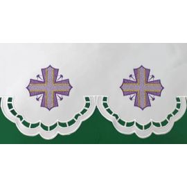 Obrus na Wielki Post - wzór eucharystyczny (232) - OBRUSY OŁTARZOWE
