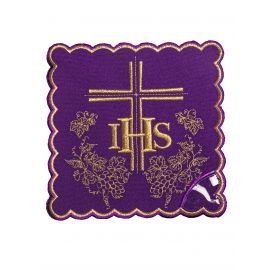 Bielizna kielichowa haftowana IHS + krzyż (52H) - zdjęcie 2 - Bielizna kielichowa haftowana IHS + krzyż (52H)