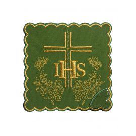 Bielizna kielichowa haftowana IHS + krzyż (53H) - zdjęcie 2 - Bielizna kielichowa haftowana IHS + krzyż (53H)