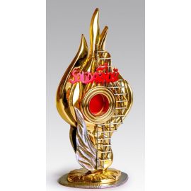 Relikwiarz mosiężny, złocony Solidarność 24 cm - (20S)